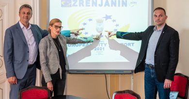 Zrenjanin kandidat za Evropsku prestonicu sporta 2021. Zrenjanin kandidat za Evropsku prestonicu sporta 2021.
