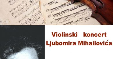 ВИОЛИНСКИ КОНЦЕРТ ЉУБОМИРА МИХАИЛОВИЋА – Атријум Народног музеја – Петак, 2. септембар ВИОЛИНСКИ КОНЦЕРТ ЉУБОМИРА МИХАИЛОВИЋА – Атријум Народног музеја – Петак, 2. септембар
